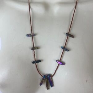 BOHO Natural Stone + Beaded Necklace